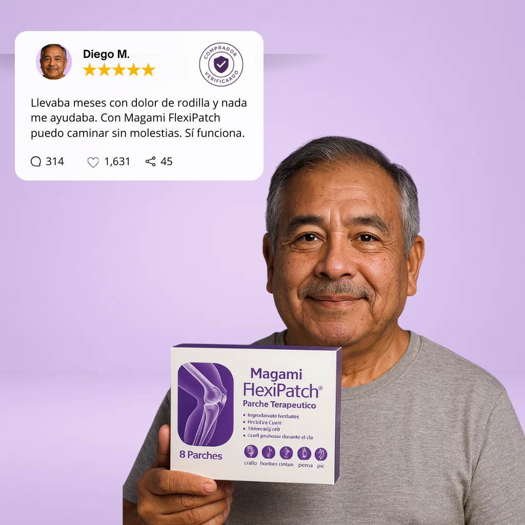 Magami FlexiPatch® – Alivio profundo para articulaciones