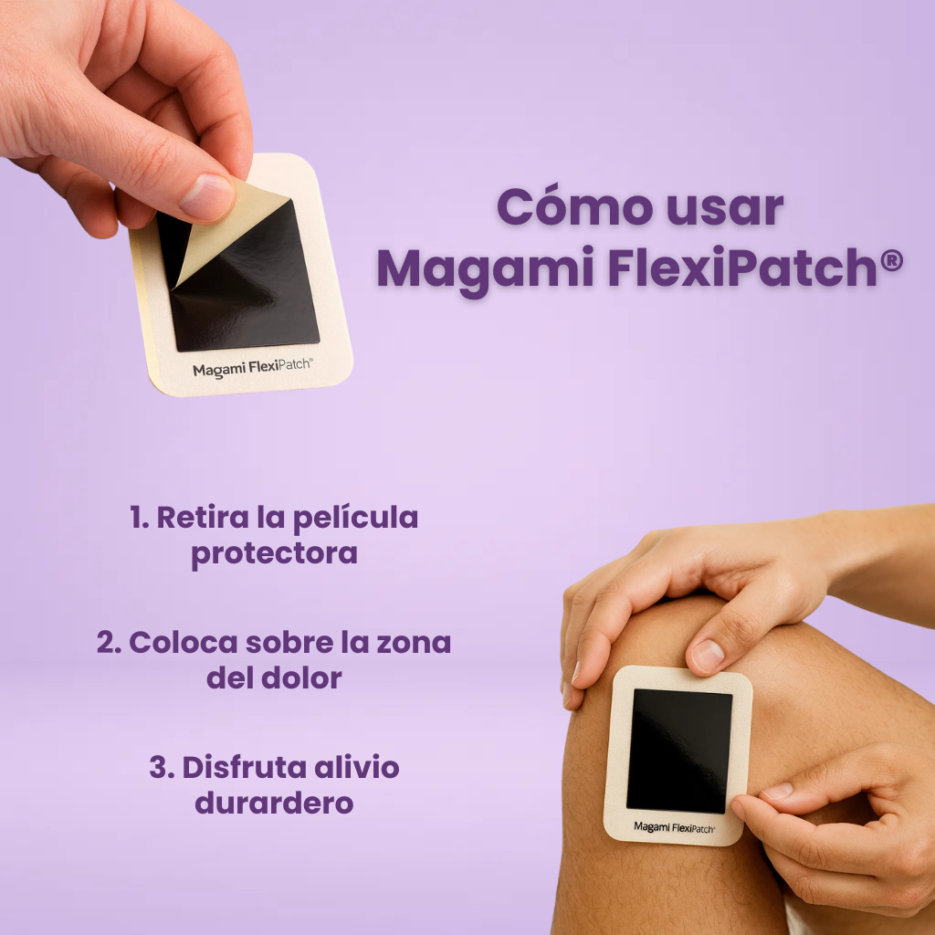 Magami FlexiPatch® – Alivio profundo para articulaciones
