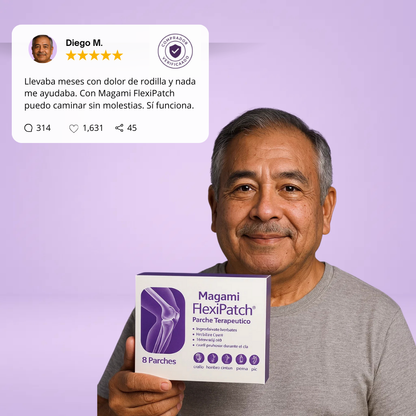 Magami FlexiPatch® – Alivio profundo para articulaciones